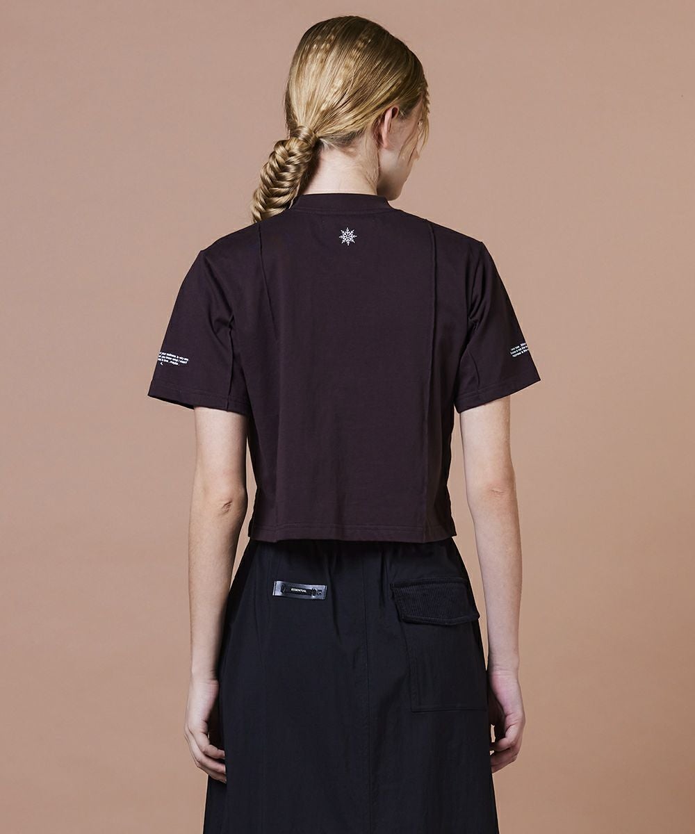 ESSENTIAL / 天竺ピンタックTシャツ TOPS Night STORE | ダブル