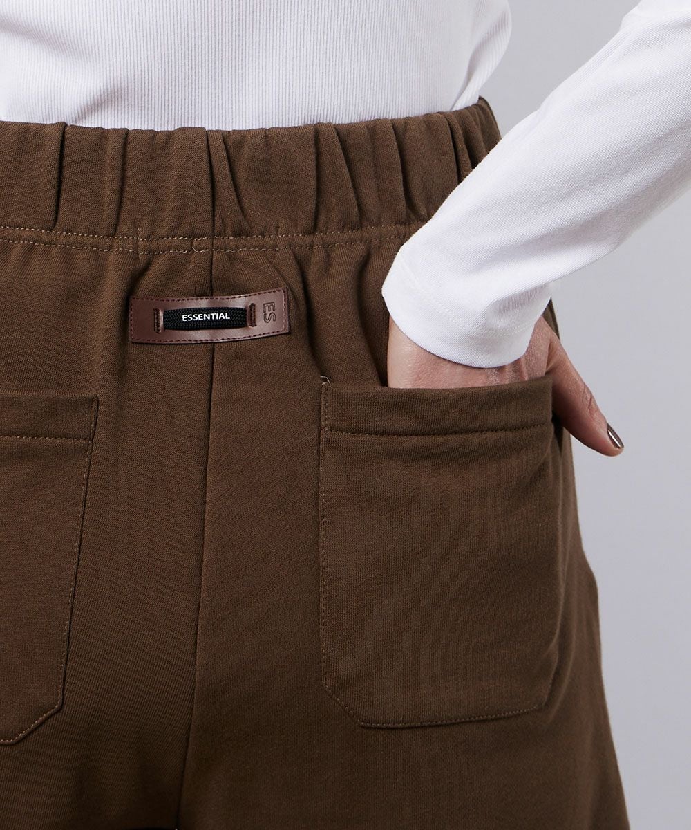 ESSENTIAL / ロゴ裏毛ショートパンツ BOTTOMS Night STORE | ダブル
