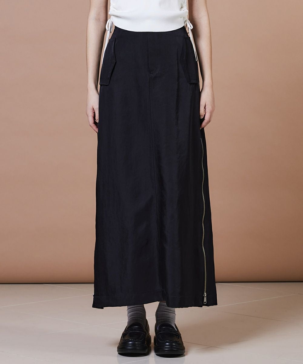 ESSENTIAL / スーパーナイロン MA-1スカート BOTTOMS Night STORE