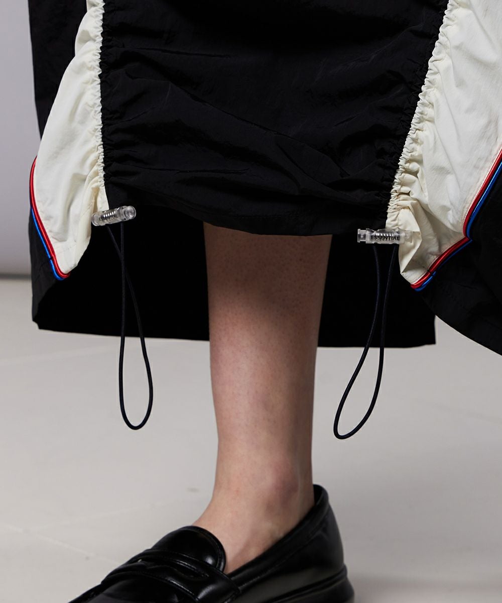 ESSENTIAL / ワッシャータフタスカート BOTTOMS Night STORE | ダブル