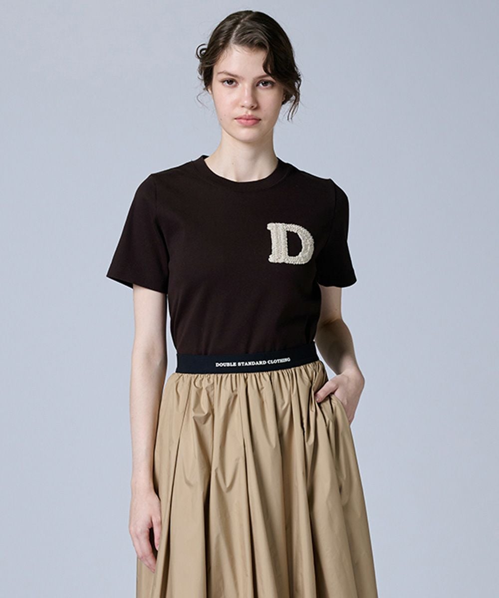 オルタンシア❣️ダブスタ　フライスDロゴTシャツ DロゴフライスTシャツ（Tシャツ/カットソー）｜DOUBLE STANDARD