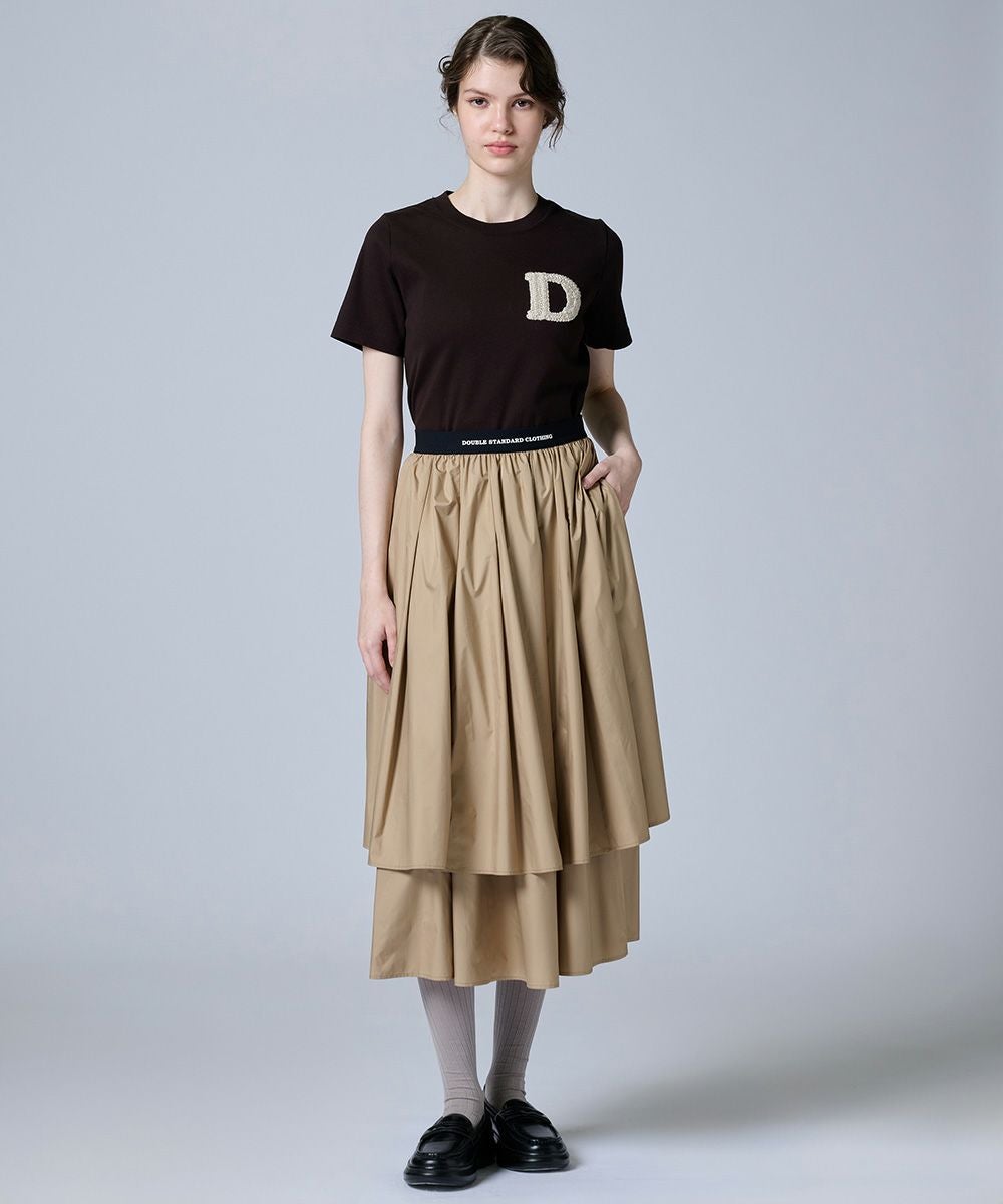 オルタンシア❣️ダブスタ　フライスDロゴTシャツ DロゴフライスTシャツ（Tシャツ/カットソー）｜DOUBLE STANDARD