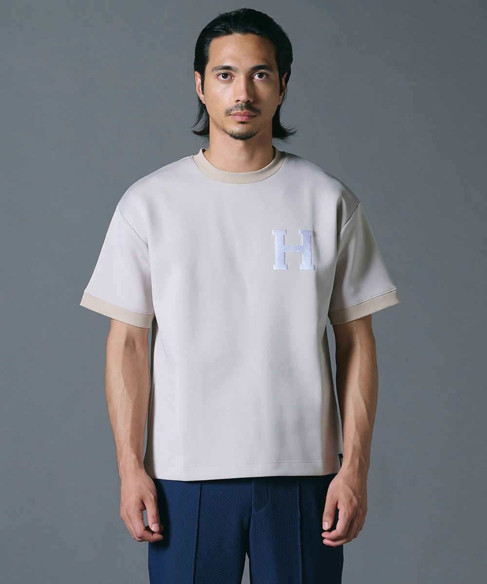 D/him H刺繍スキューバニットTシャツ TOPS Night STORE | ダブル
