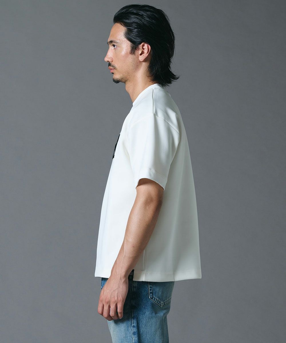 D/him H刺繍スキューバニットTシャツ TOPS Night STORE | ダブル