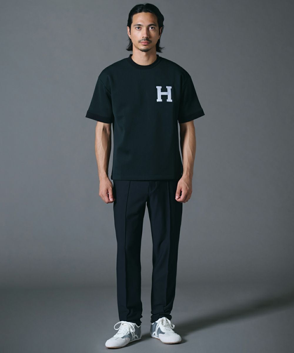 D/him H刺繍スキューバニットTシャツ TOPS Night STORE | ダブル