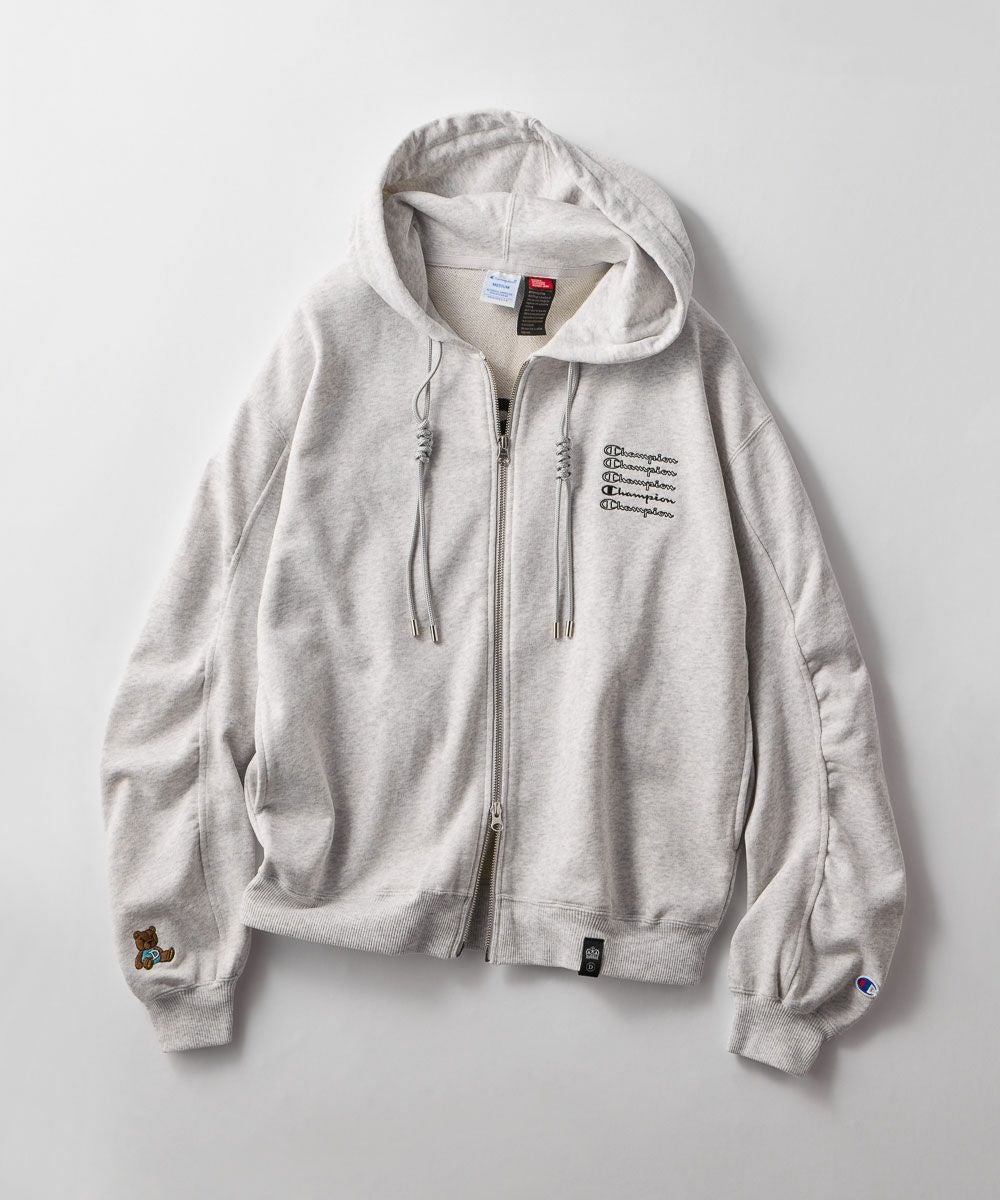 Women's】Champion×DSC Zip Hooded Sweat Shirt(OUTLET) DOUBLE