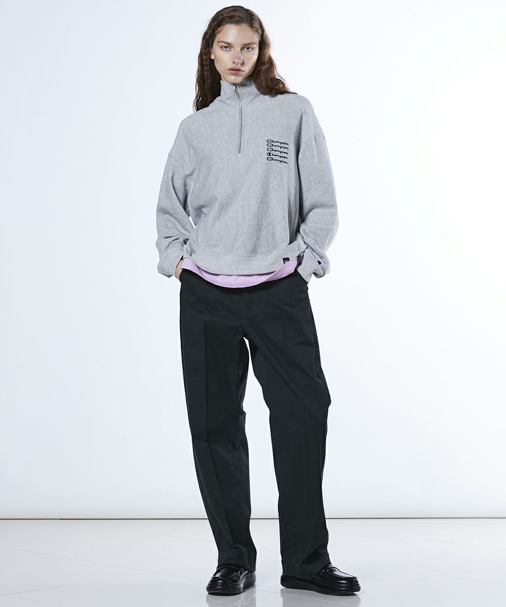Women's】Champion×DSC Reverse Weave Half Zip Sweat Shirt(SALE