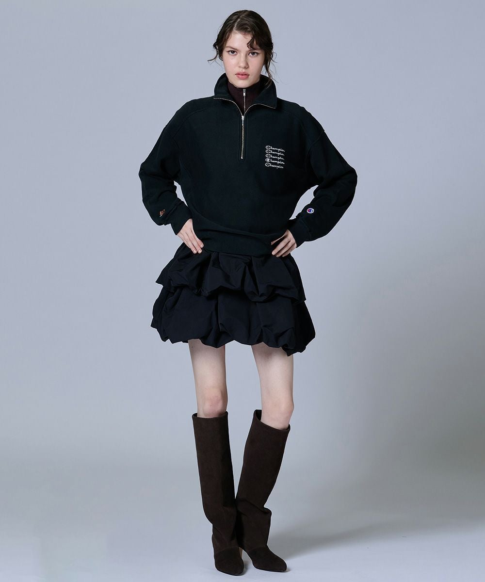Women's】Champion×DSC Reverse Weave Half Zip Sweat Shirt(SALE
