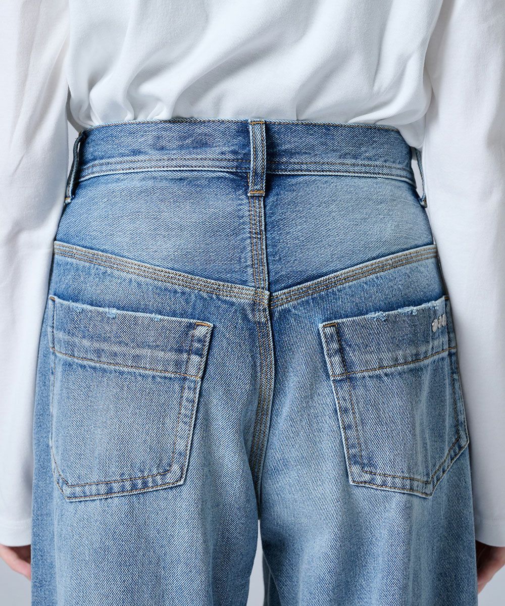 AKKO×Sov. / スリットヘムバギーパンツ(WEB限定) BOTTOMS Night STORE
