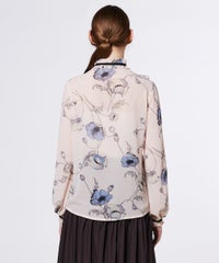 Sov. / フラワーシフォンブラウス TOPS Night STORE | ダブル 