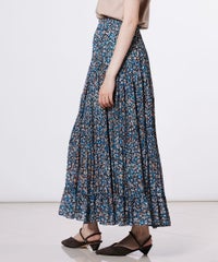 DSC / フラワープリントシフォンスカート BOTTOMS Night STORE 