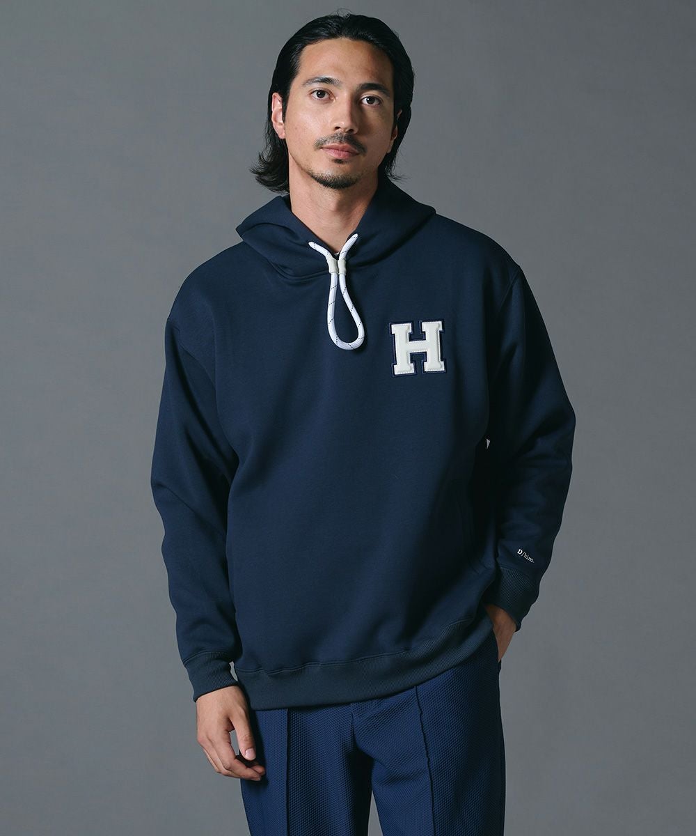 D/him ダブルスタンダードクロージング ヒム ダンボニットパーカー D/him H刺繍ダンボールニットジップパーカー OUTERS Night STORE