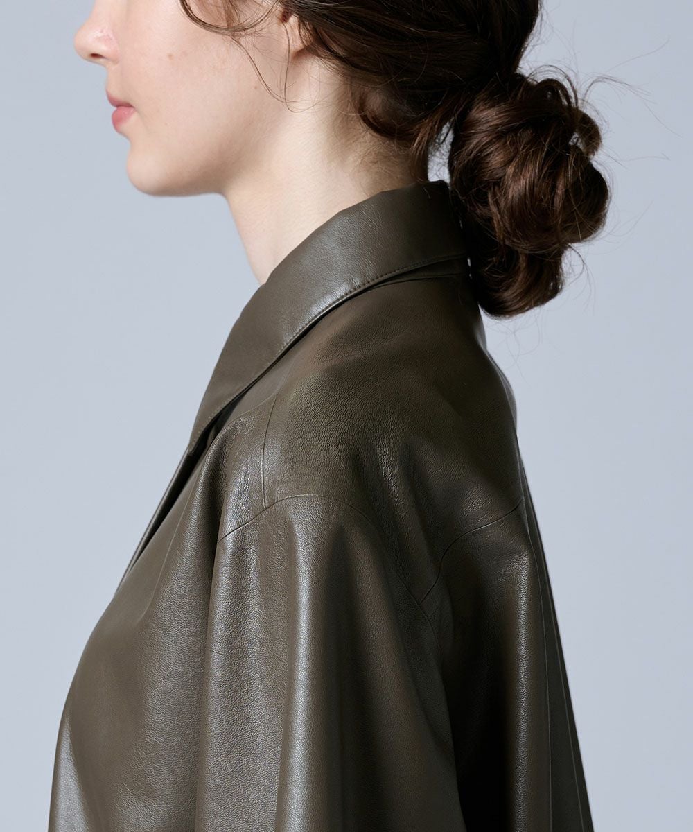 OSLOW / フェイクレザーシャツ TOPS Night STORE | ダブルスタンダード