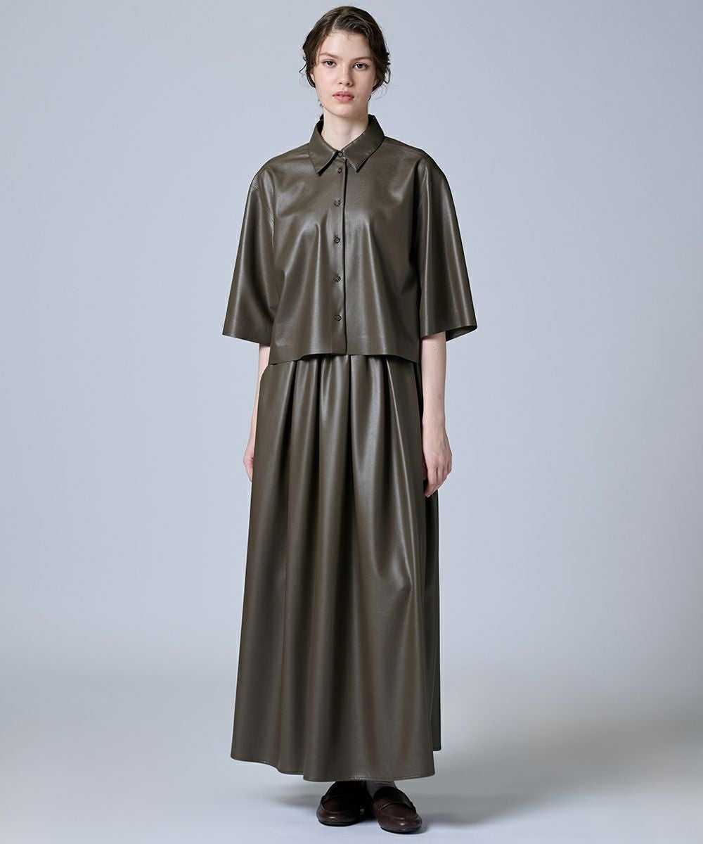 OSLOW / フェイクレザーシャツ TOPS Night STORE | ダブルスタンダード
