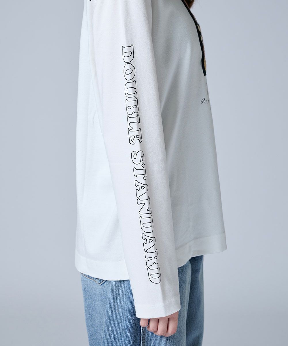 DSC / スケボーベアワッペンロングTシャツ(WEB限定) TOPS Night