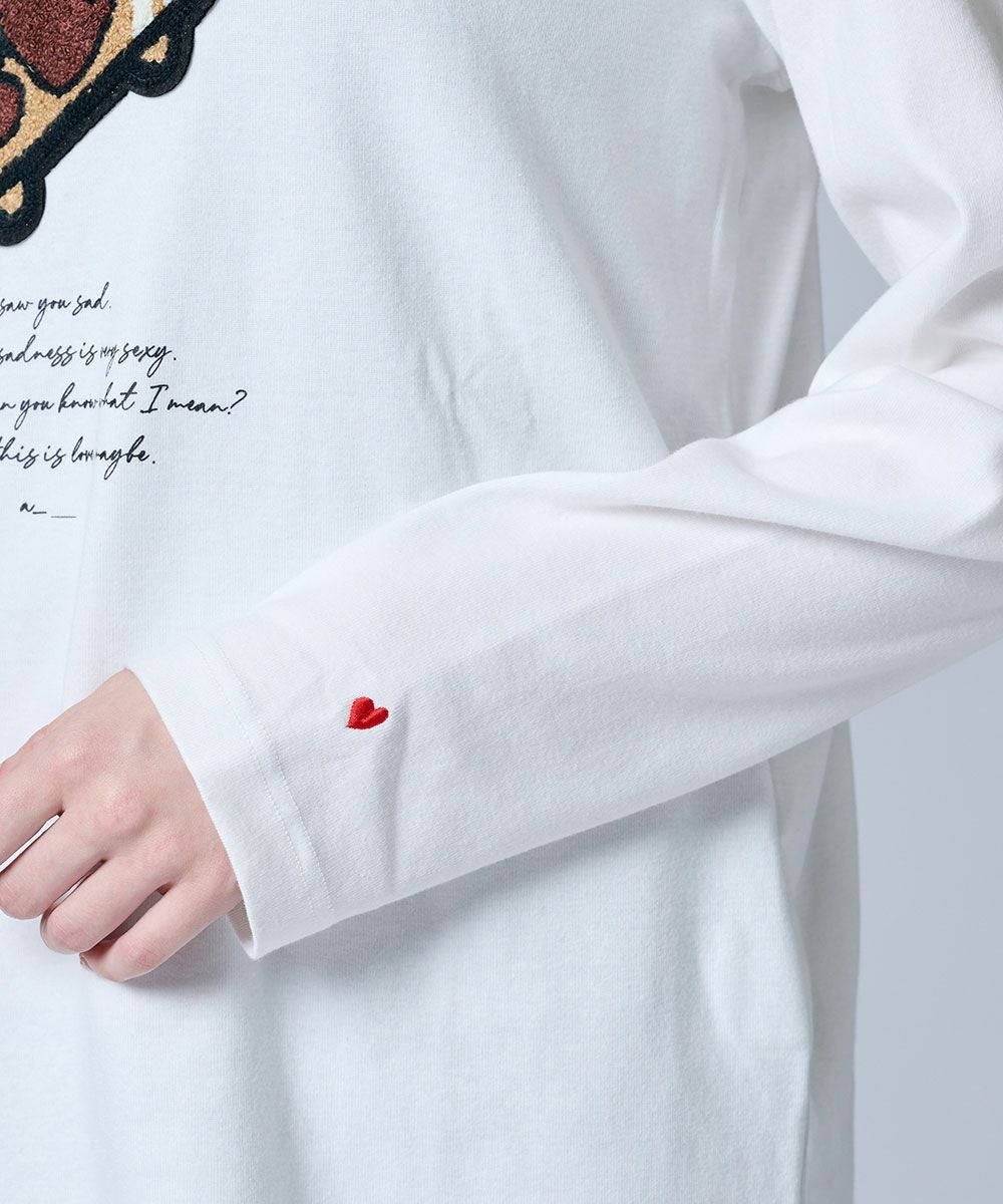DSC / スケボーベアワッペンロングTシャツ(WEB限定) TOPS Night STORE