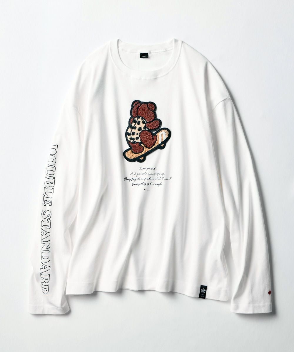 DSC / スケボーベアワッペンロングTシャツ(WEB限定) TOPS Night