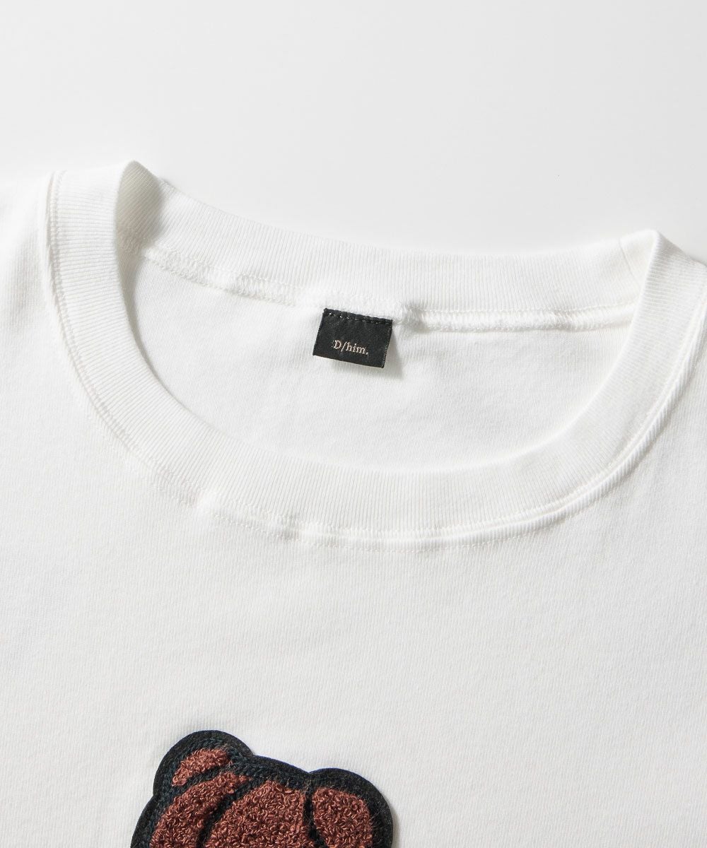 D/him スケボーベアワッペン ロングスリーブTシャツ（WEB限定） TOPS