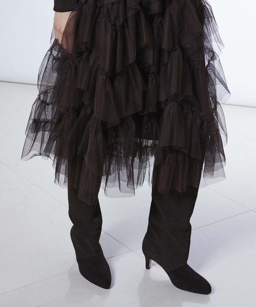 DSC / チュールドッキングワンピース DRESS Night STORE | ダブル