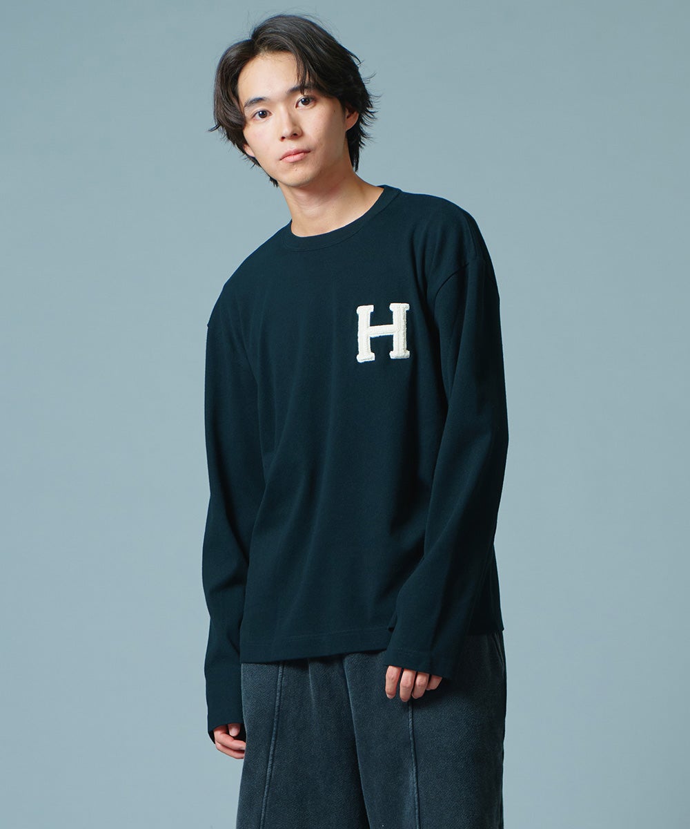D/him H刺繍フライスロンT TOPS Night STORE | ダブルスタンダード