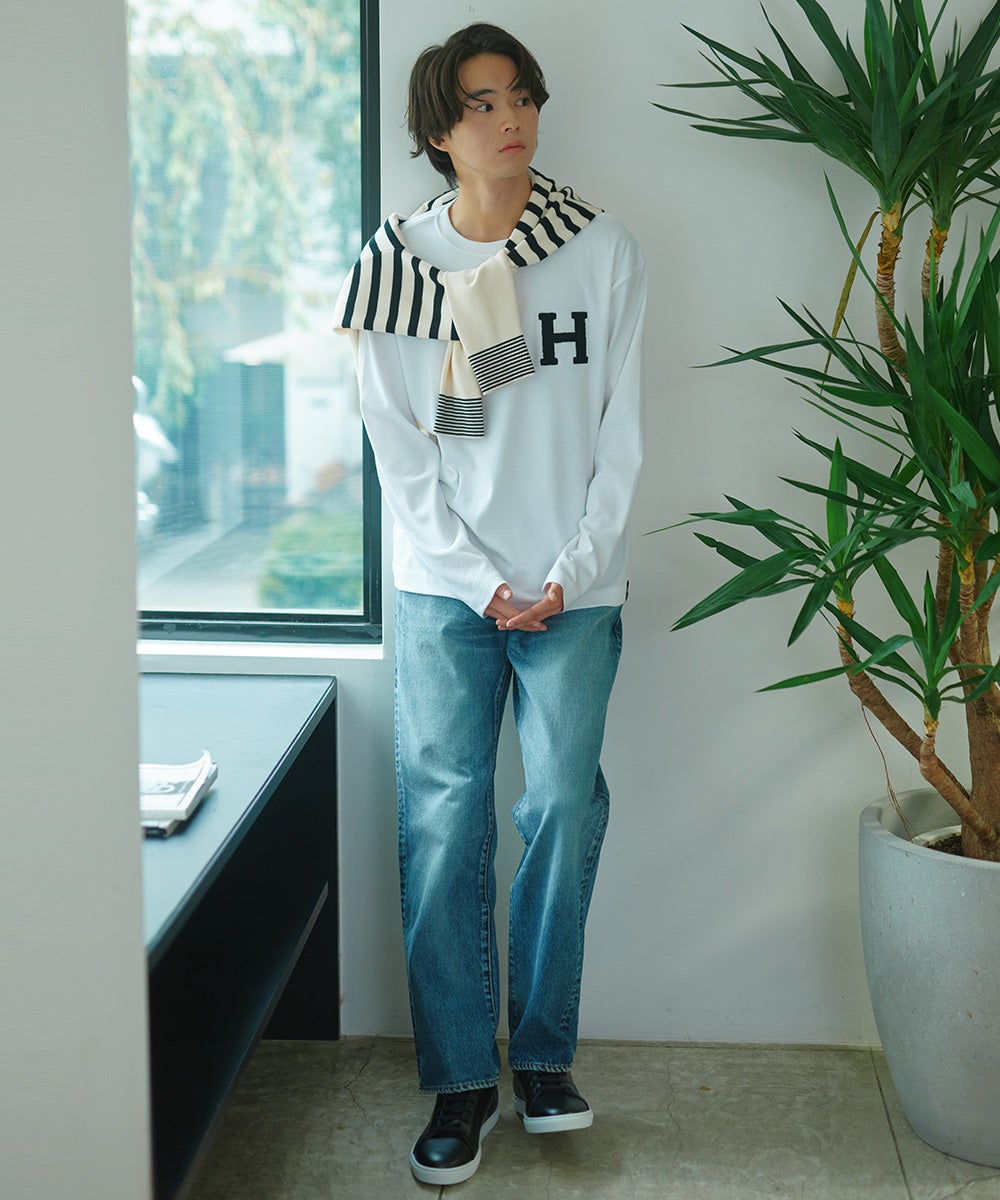 D/him H刺繍フライスロンT TOPS Night STORE | ダブルスタンダード