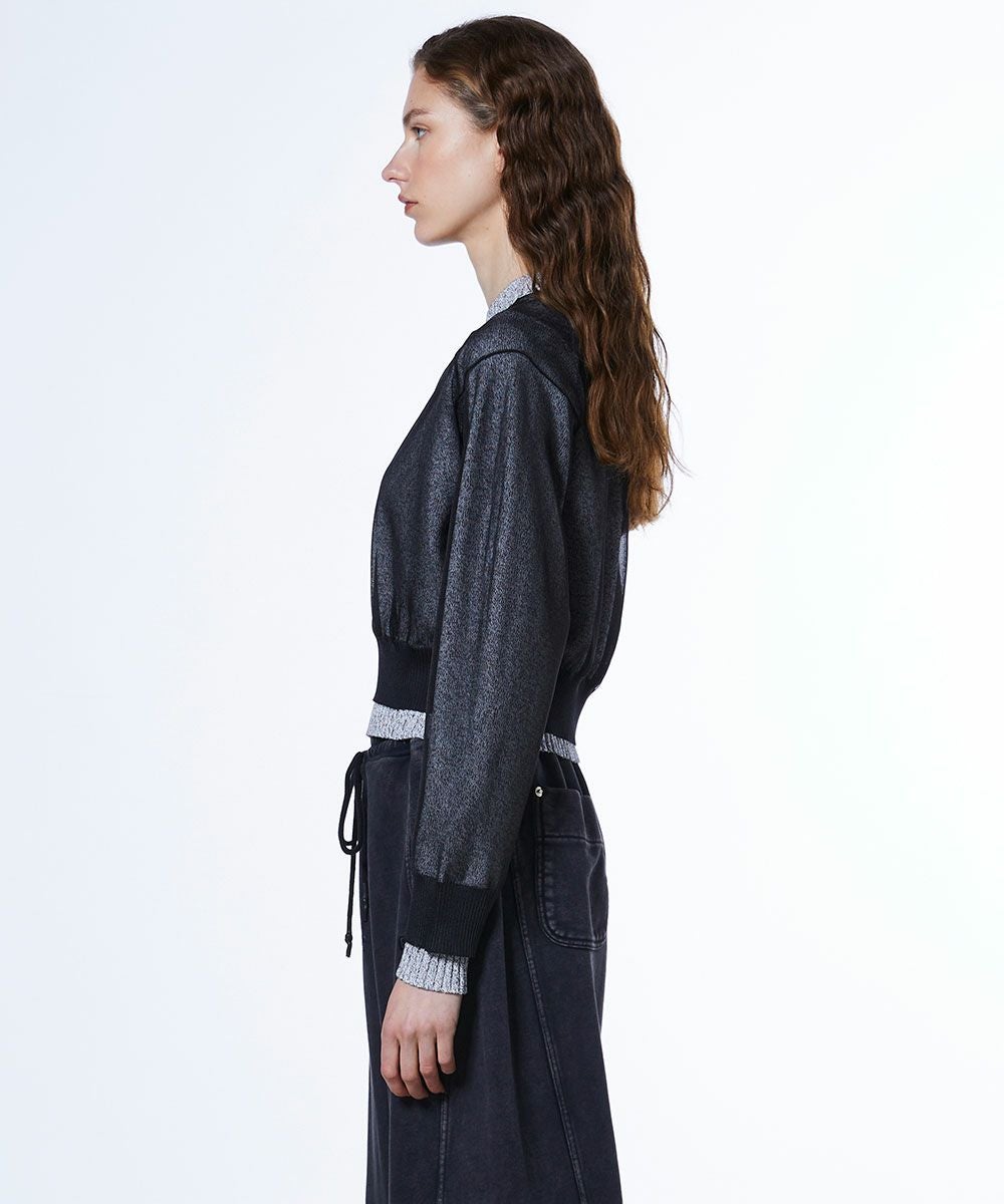 ESSENTIAL / フィラメン天竺 レイヤードトップス TOPS Night STORE