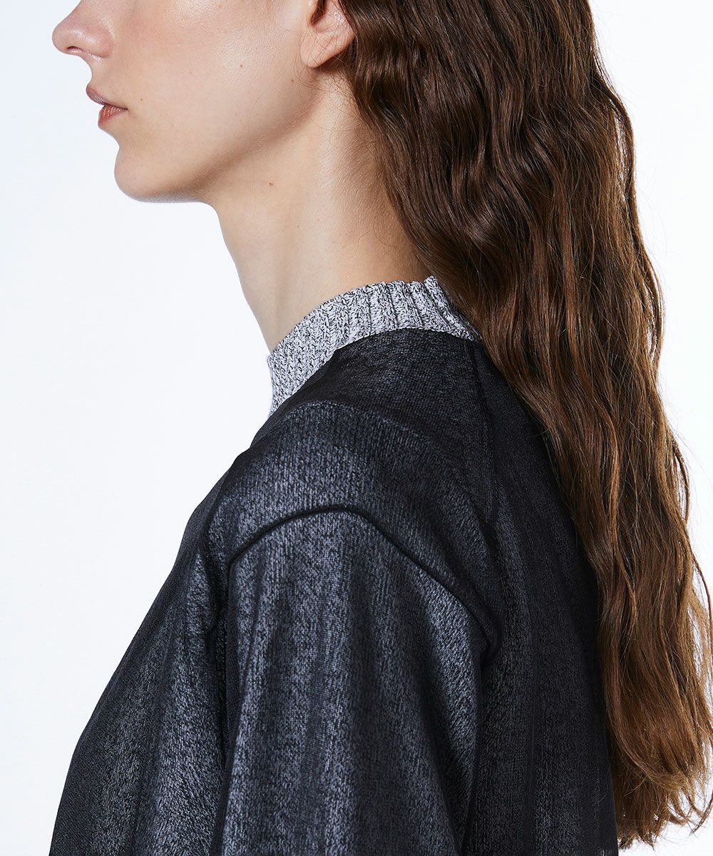 ESSENTIAL / フィラメン天竺 レイヤードトップス TOPS Night STORE
