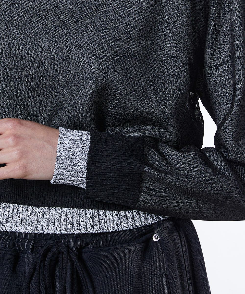 ESSENTIAL / フィラメン天竺 レイヤードトップス TOPS Night STORE