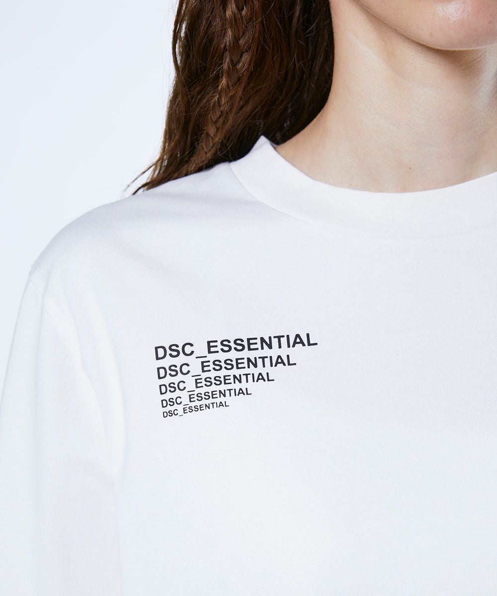 ESSENTIAL / 天竺アシンメトリーロンT TOPS Night STORE | ダブル