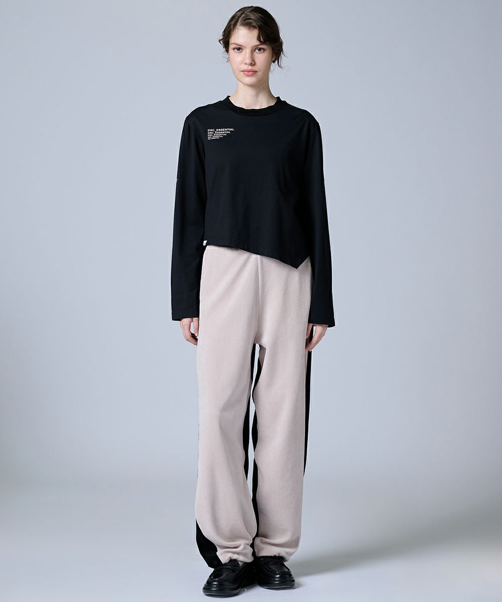 ESSENTIAL / 天竺アシンメトリーロンT TOPS Night STORE | ダブル