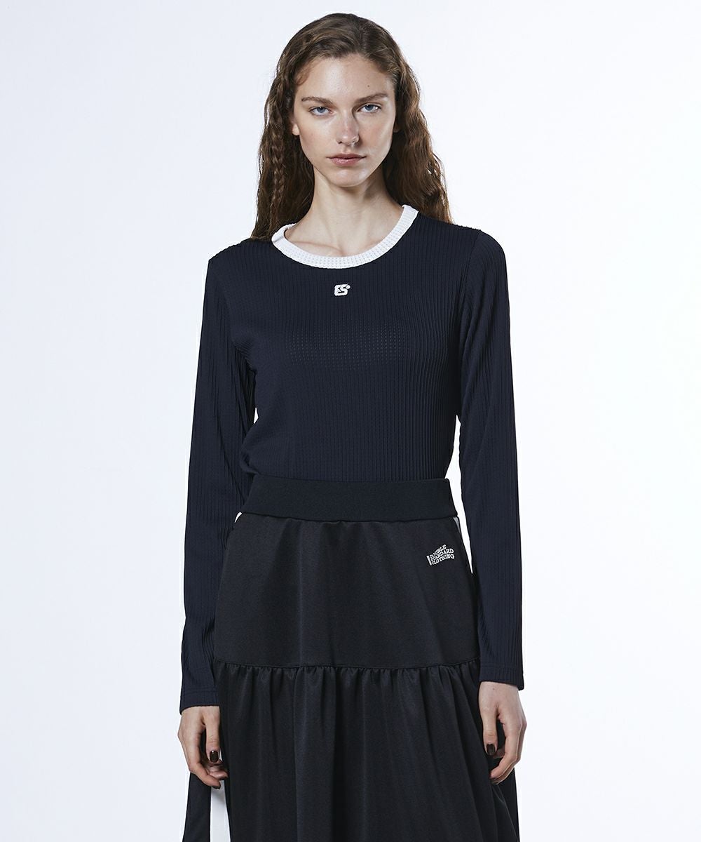 ESSENTIAL / 配色ラインショートジャージブルゾン OUTERS Night STORE