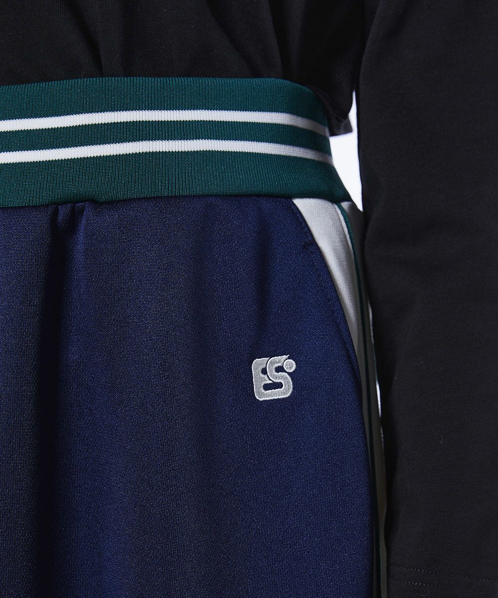 ESSENTIAL / 配色ラインジャージロングスカート BOTTOMS Night STORE