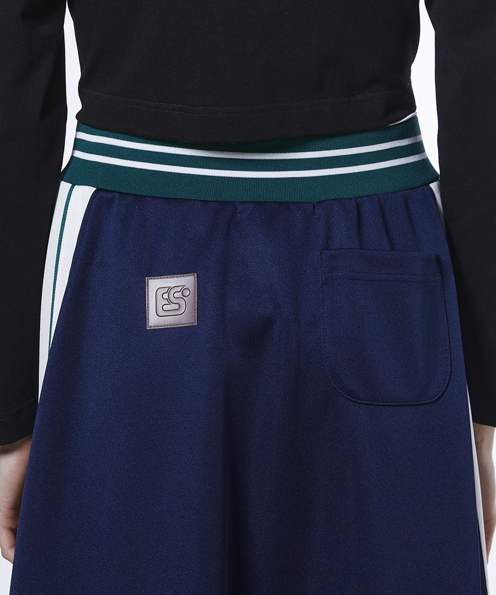 ESSENTIAL / 配色ラインジャージロングスカート BOTTOMS Night STORE