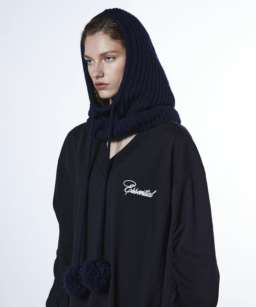 ESSENTIAL / 片畦ニット バラクラバ GOODS Night STORE | ダブル