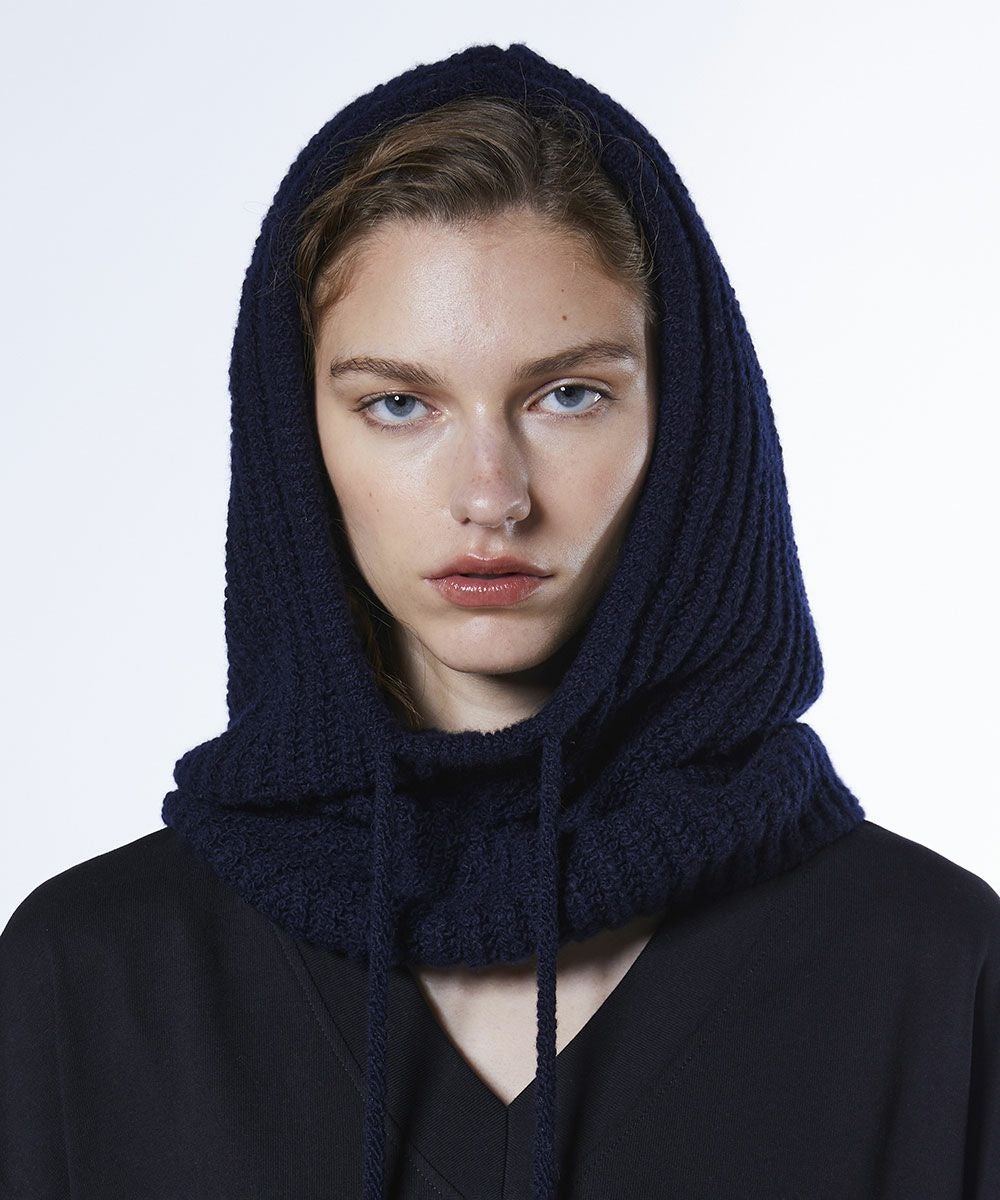 ESSENTIAL / 片畦ニット バラクラバ GOODS Night STORE | ダブル