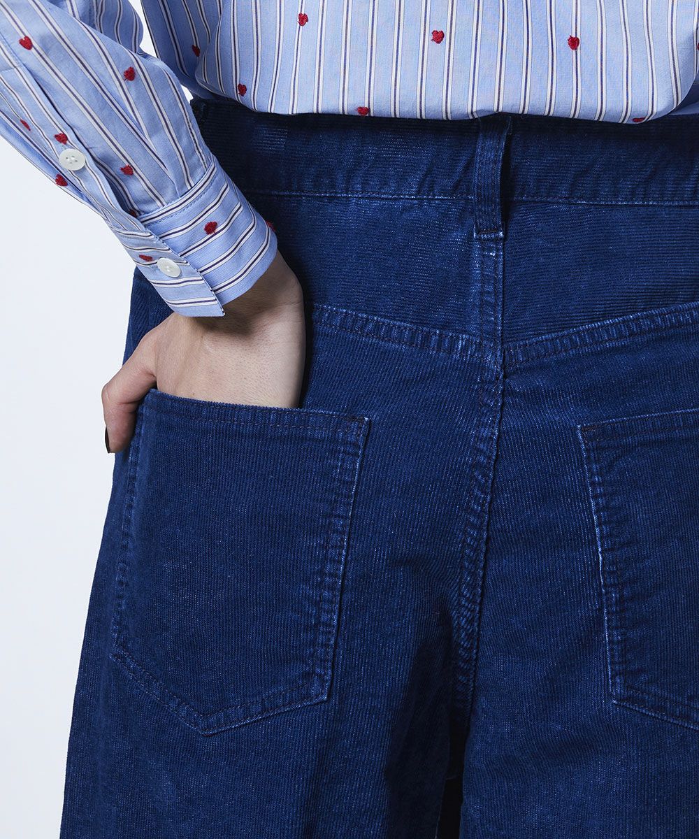 DSC / インディゴ コーデュロイパンツ BOTTOMS Night STORE | ダブル