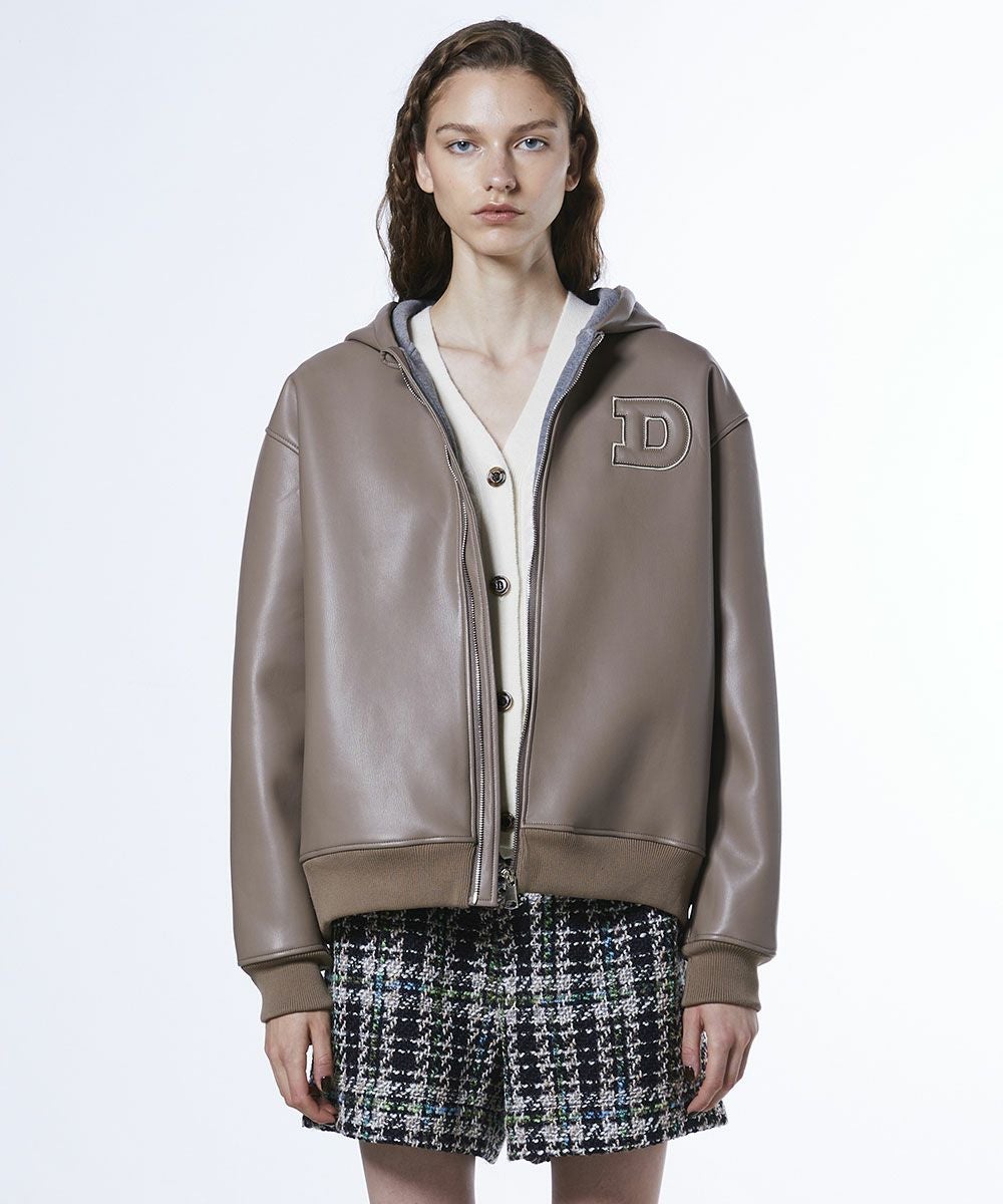 DSC / レザーダンボール パーカージャケット OUTERS Night STORE