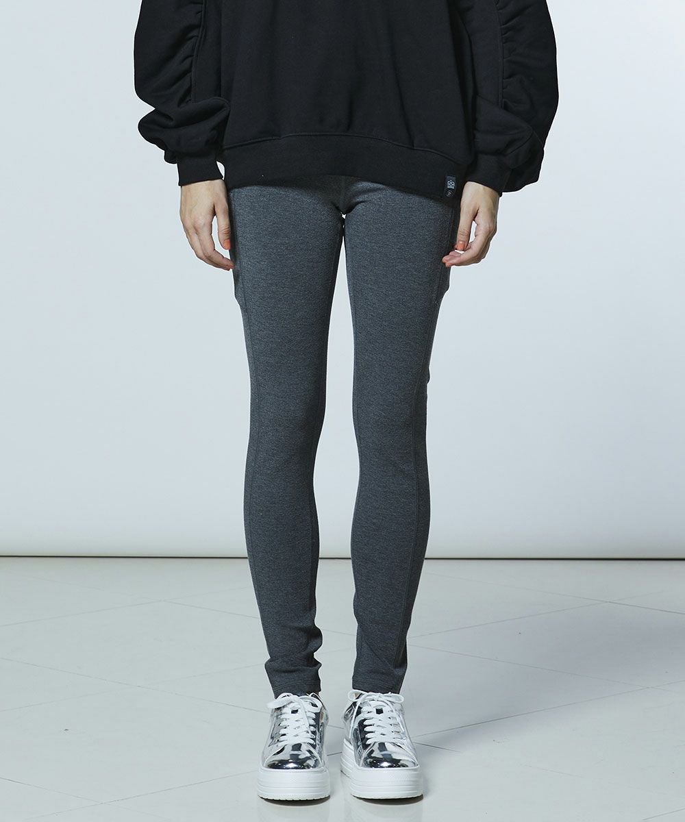 ESSENTIAL / 杢インレーニットレギパン(WEB限定) BOTTOMS Night STORE
