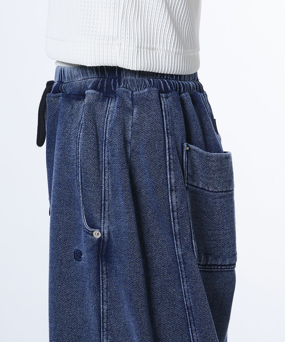 ESSENTIAL / インディゴ ワイドスウィッチパンツ BOTTOMS Night STORE