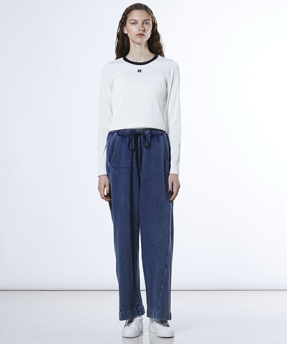 ESSENTIAL / インディゴ ワイドスウィッチパンツ BOTTOMS Night STORE