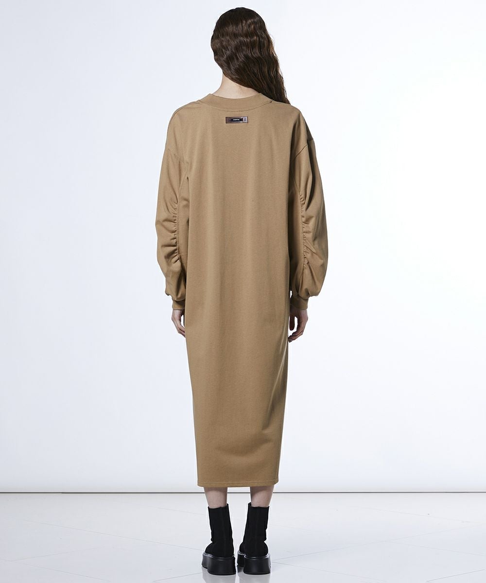ESSENTIAL / コットン天竺 ギャザーワンピース(SALE) DRESS Night