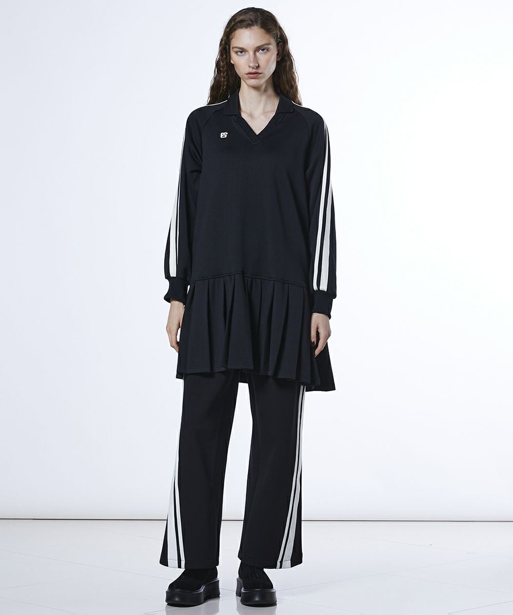 ESSENTIAL / プリーツジャージワンピース DRESS Night STORE | ダブル