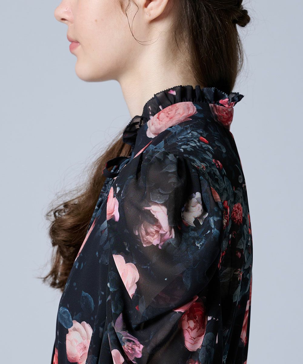 CORCOVADO / シフォンフラワードレス DRESS Night STORE | ダブル