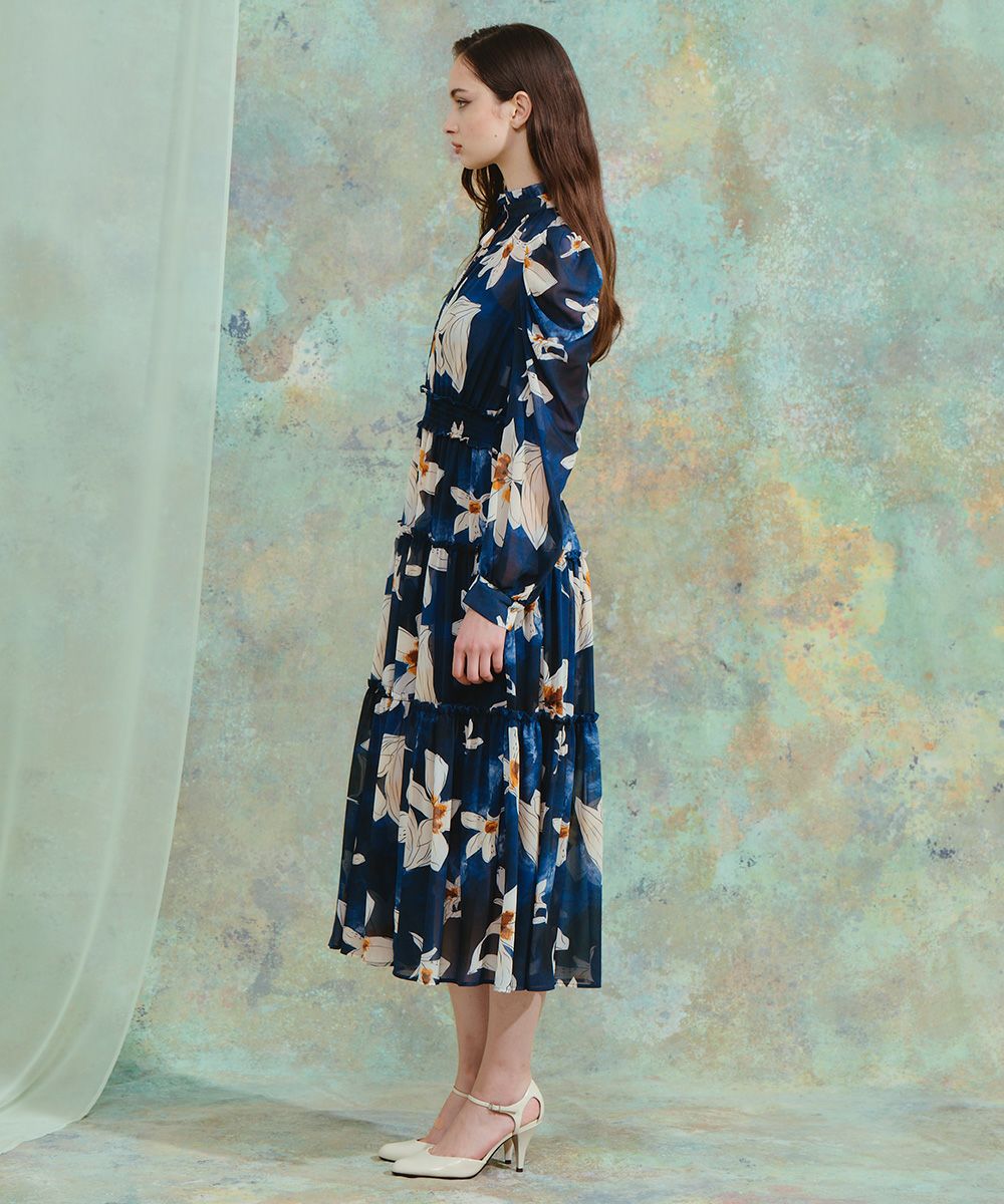 CORCOVADO / シフォンボウタイフラワードレス(SALE) DRESS Night STORE