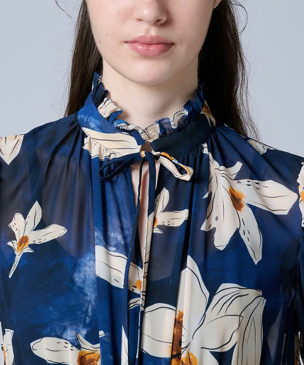 CORCOVADO / シフォンボウタイフラワードレス(SALE) DRESS Night STORE