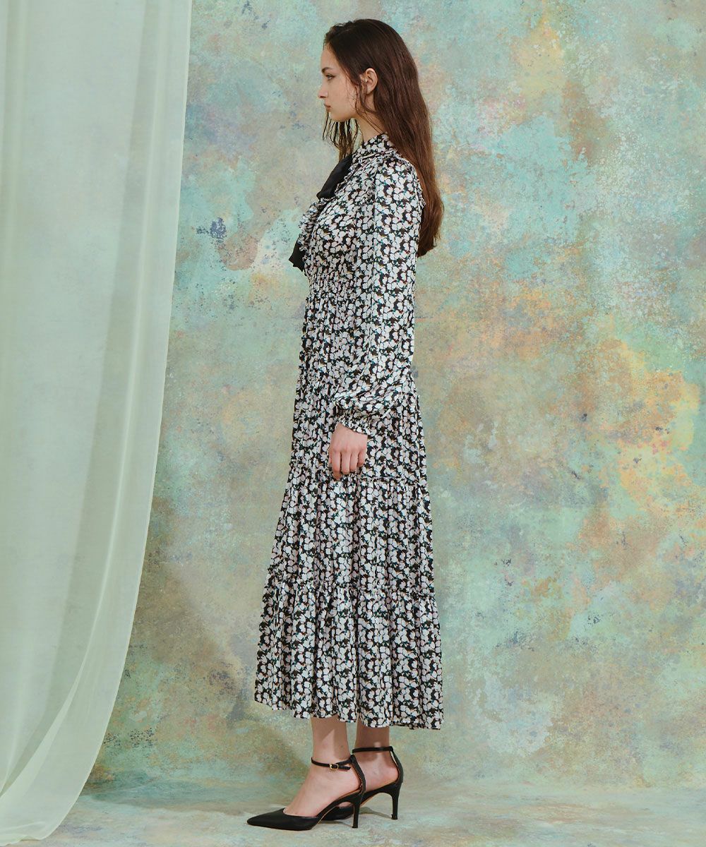 ダブルスタンダードクロージング/CORCOVADO/サテンボウタイフラワードレス CORCOVADO / サテンボウタイフラワードレス DRESS Night STORE
