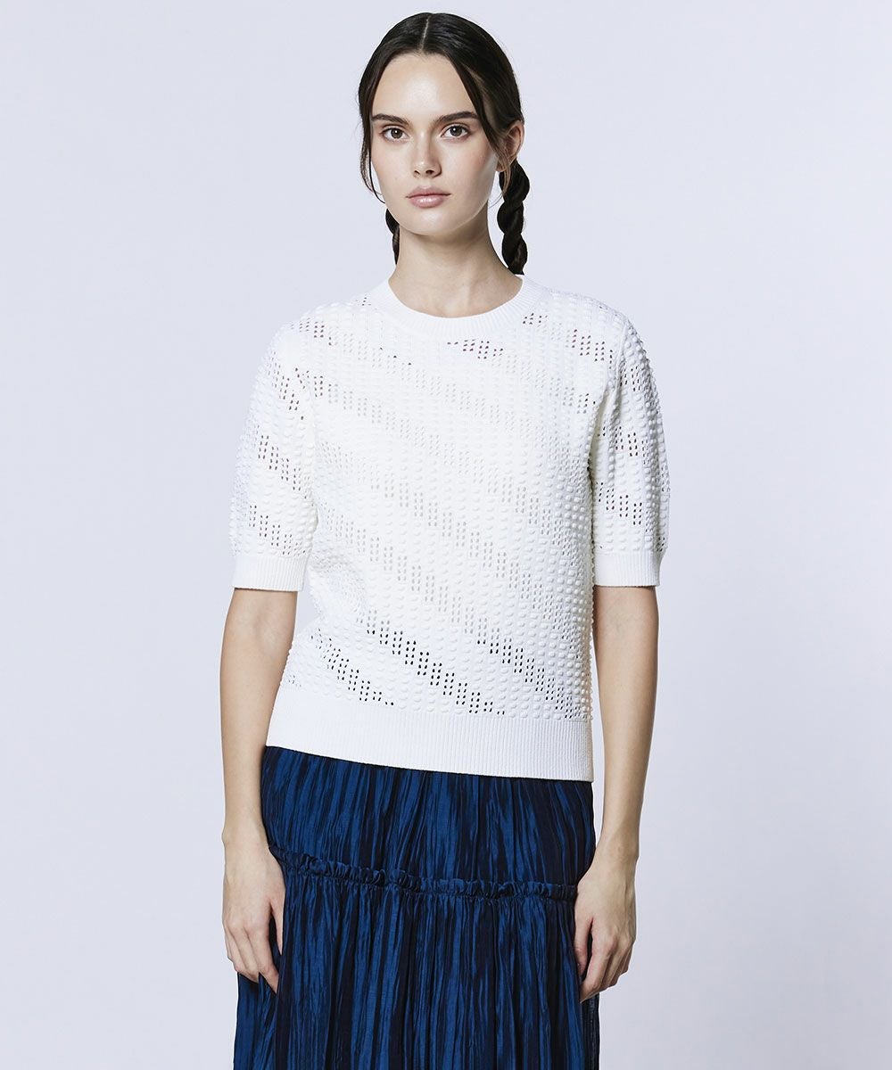 Sov. / 透かし編みニット(SALE) TOPS Night STORE | ダブル