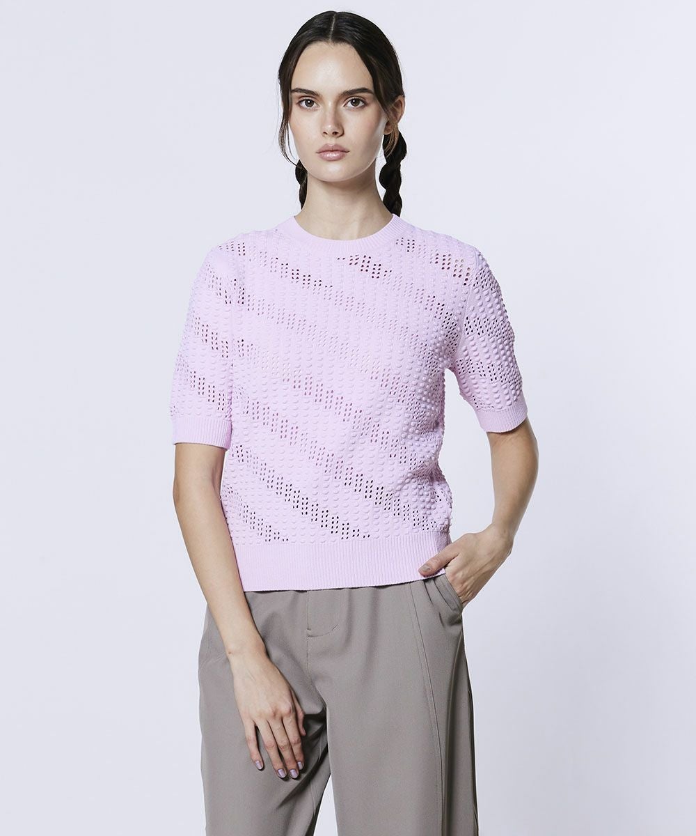 Sov. / 透かし編みニット(SALE) TOPS Night STORE | ダブル