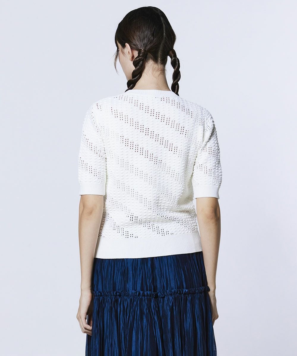 Sov. / 透かし編みニット(SALE) TOPS Night STORE | ダブル
