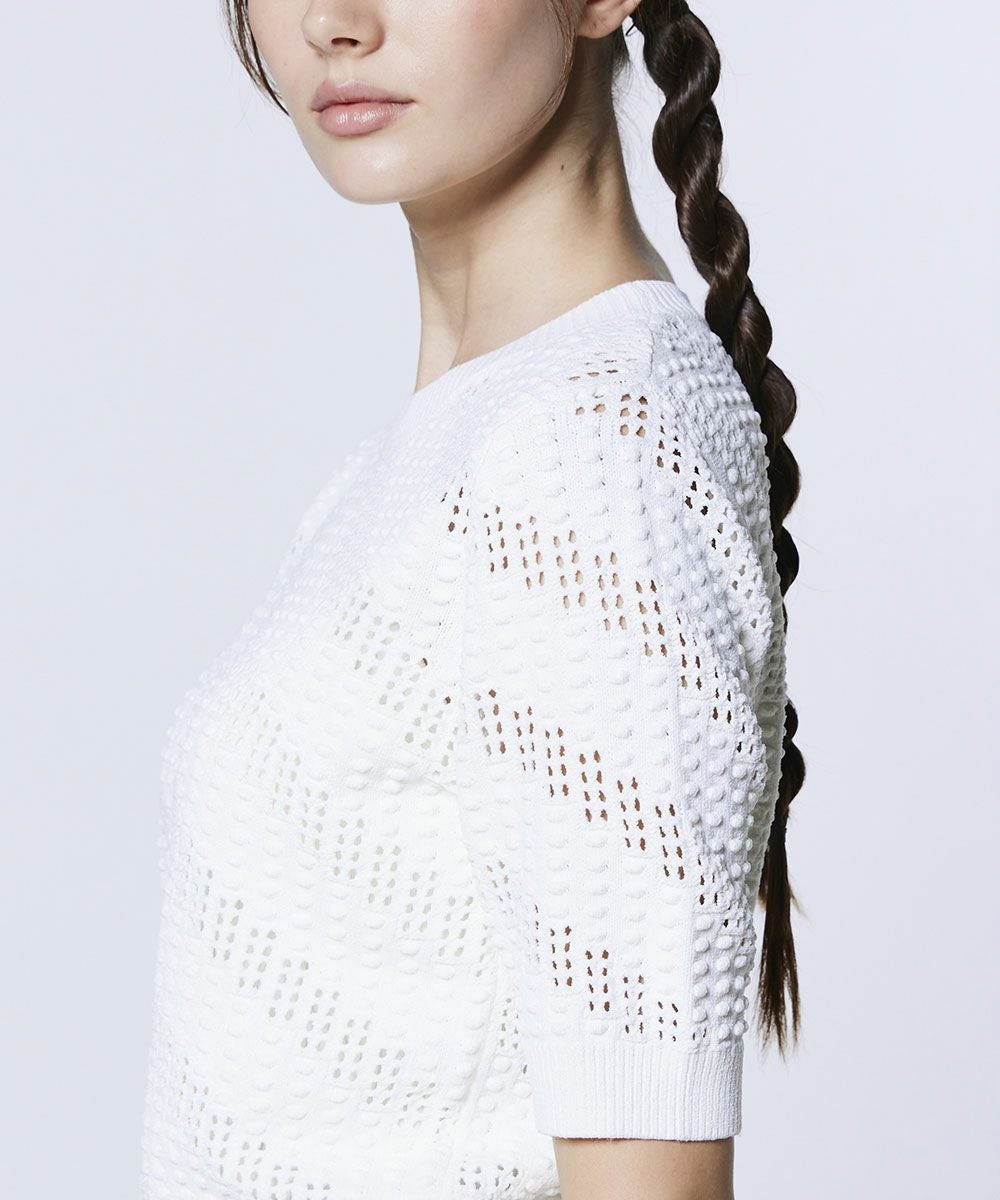 Sov. / 透かし編みニット(SALE) TOPS Night STORE | ダブル